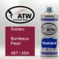 Preview: Subaru, Bordeaux Pearl, 487 / 45A: 400ml Sprühdose, von ATW Autoteile West.